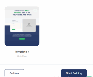 Pre-design opt-in and webinar lead page templates in Serlzo's DFY Page Builder