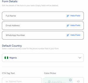 How to create custom lead generation forms using Serlzo's form builder