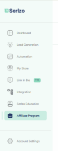Serlzo dashboard to maximize your earnings