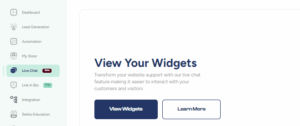 Serlzo live chat tab